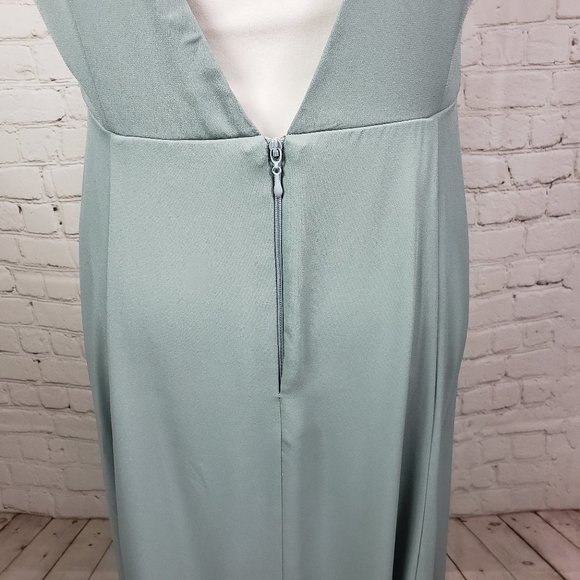 SHOW ME YOUR MUMU Jenn Maxi Dress Sage XL NWOT - Picture 7 of 12